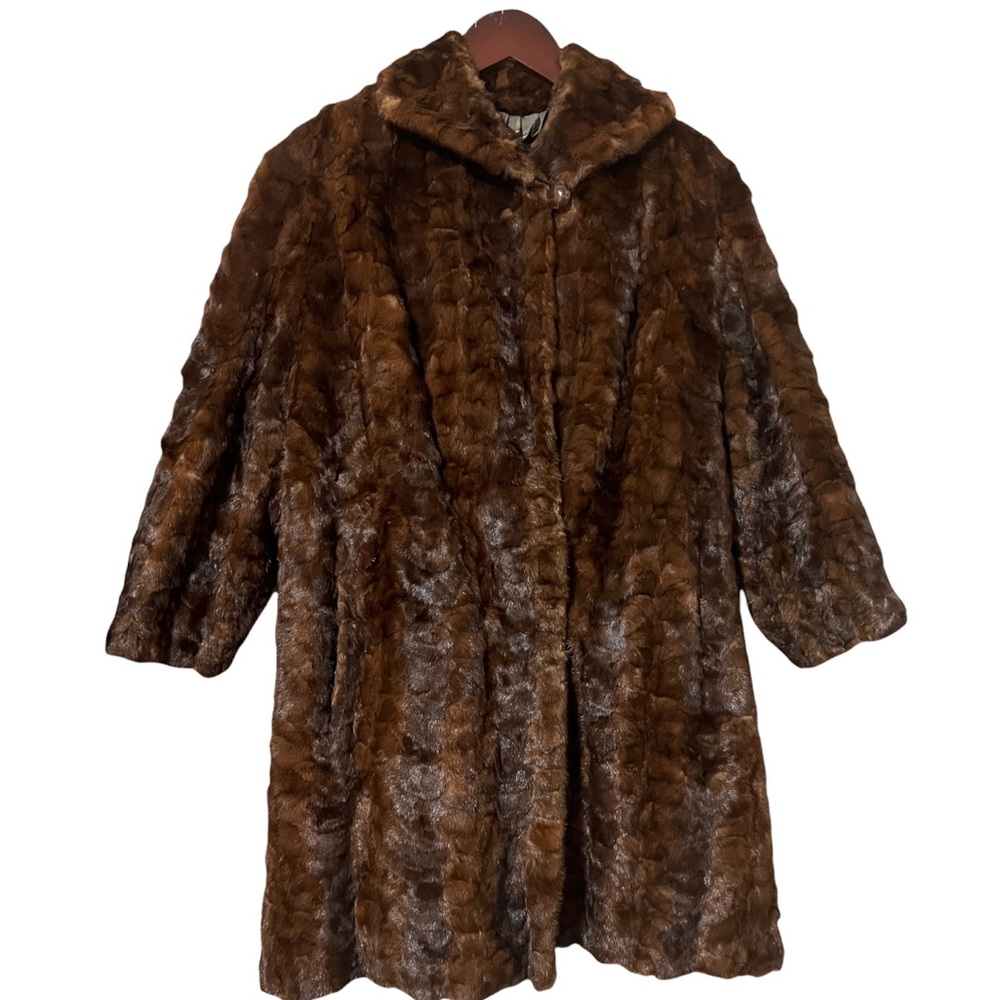 Vintage Long Mink Fur Jacket